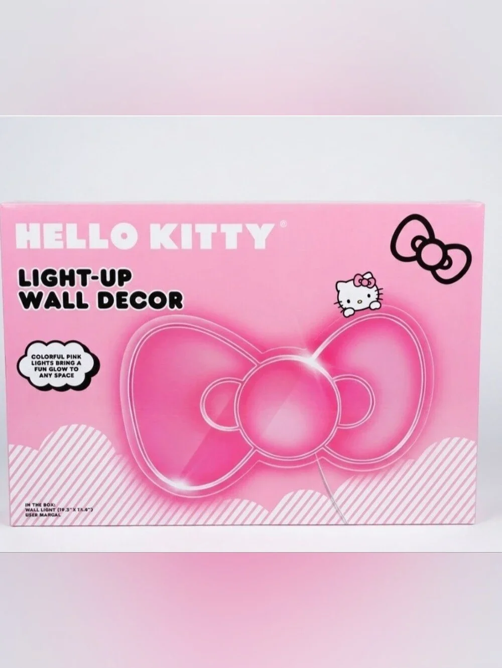 Hello Kitty LED Pink Bow Light Up